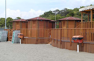 Cabine da spiaggia