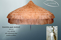 Ombrellone modello Pagoda variante Hawaii