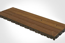 Modulo 3x1 passerella in legno